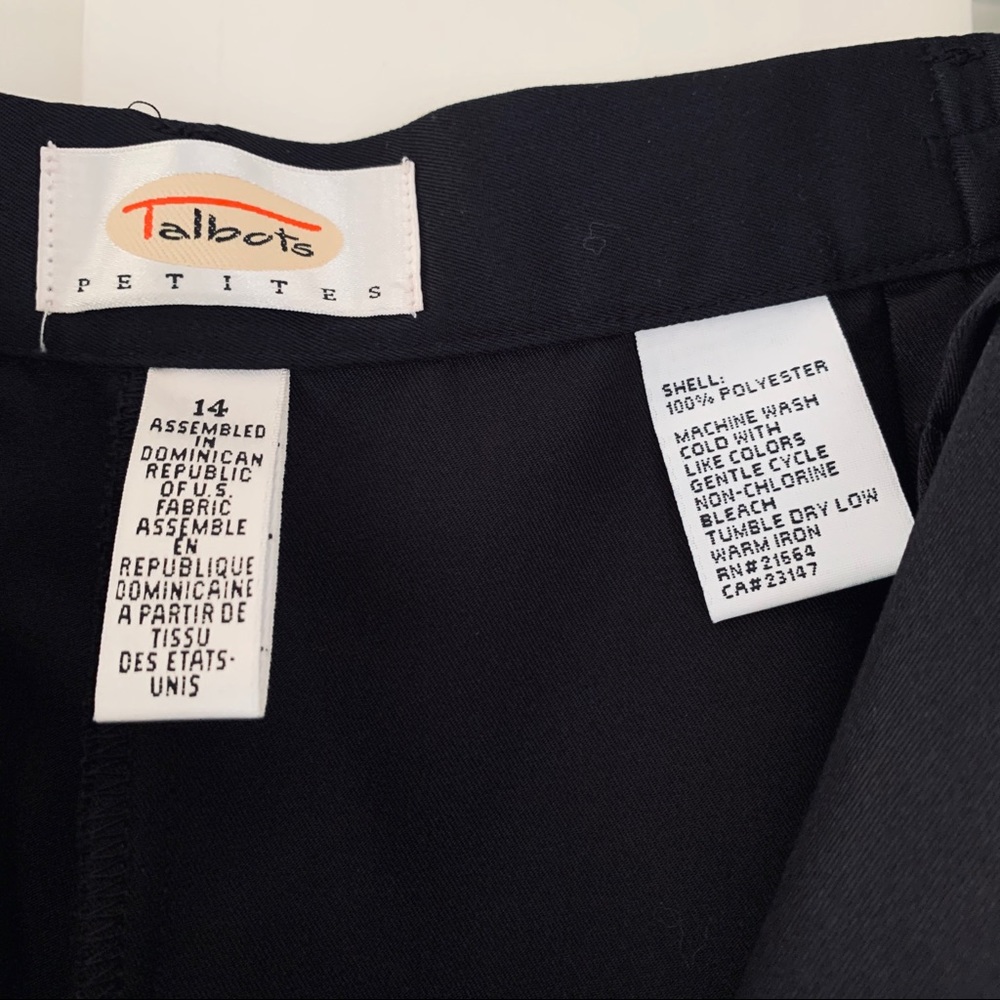 EUC Talbots Black Pants - Picture 8 of 8